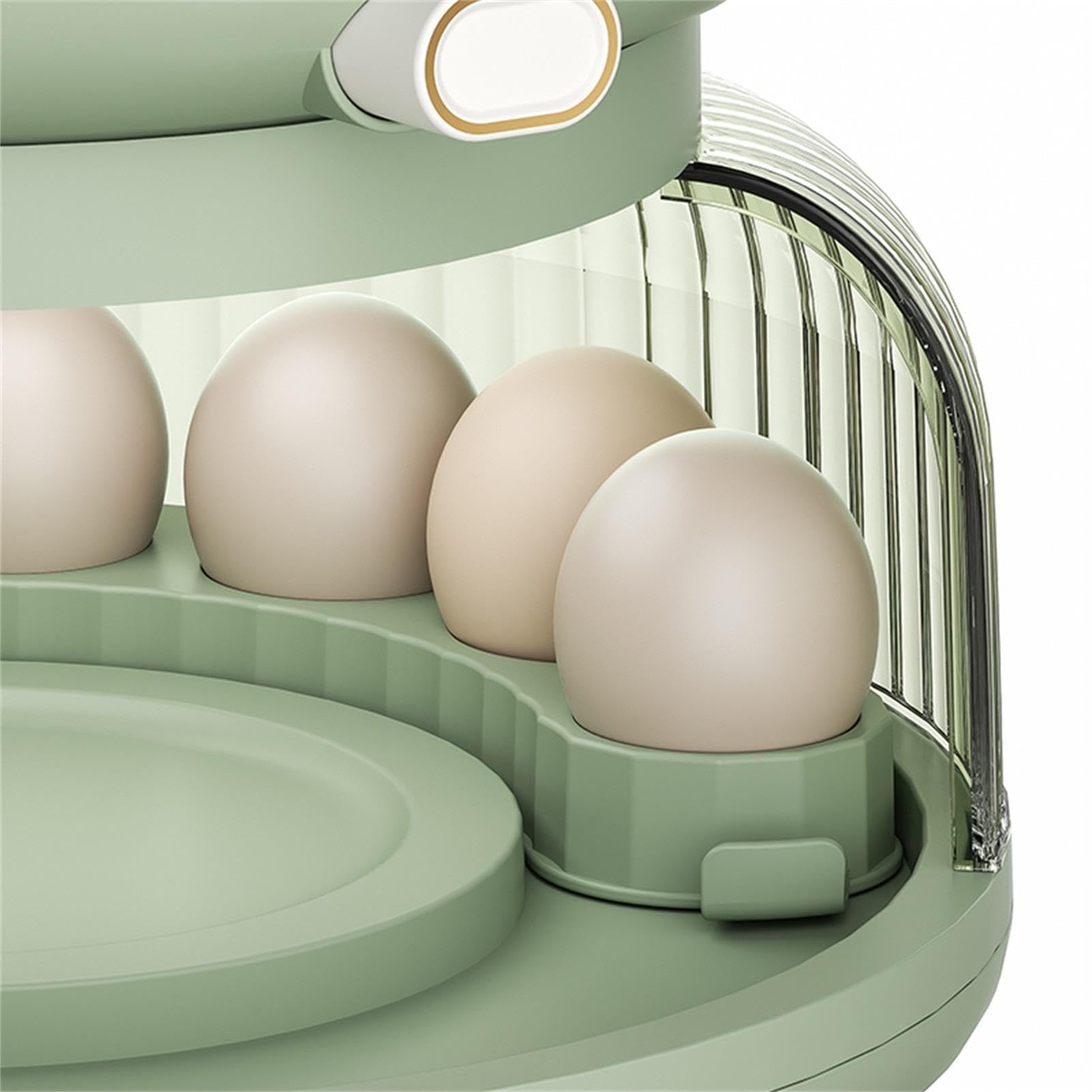 Grano Dispenser Cucina Stoccaggio di contenitori per cereali rotanti a 360 | Dispenser per alimenti secchi a 6 scomparti con per uova per cucina