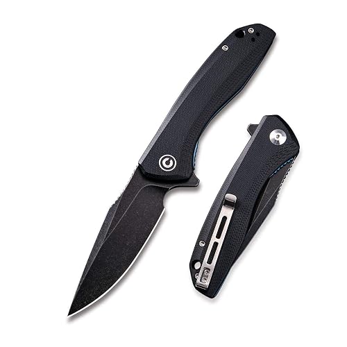 CIVIVI Baklash Folding Pocket Knife, 3.5' Blade G10 Handle C801H