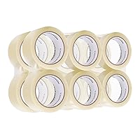 Vista 8 de Yaxa Basics - Cinta de embalaje, 1.9 pulgadas x 55,2 metros, 0,46 mm de espesor (6 rollos), transparente