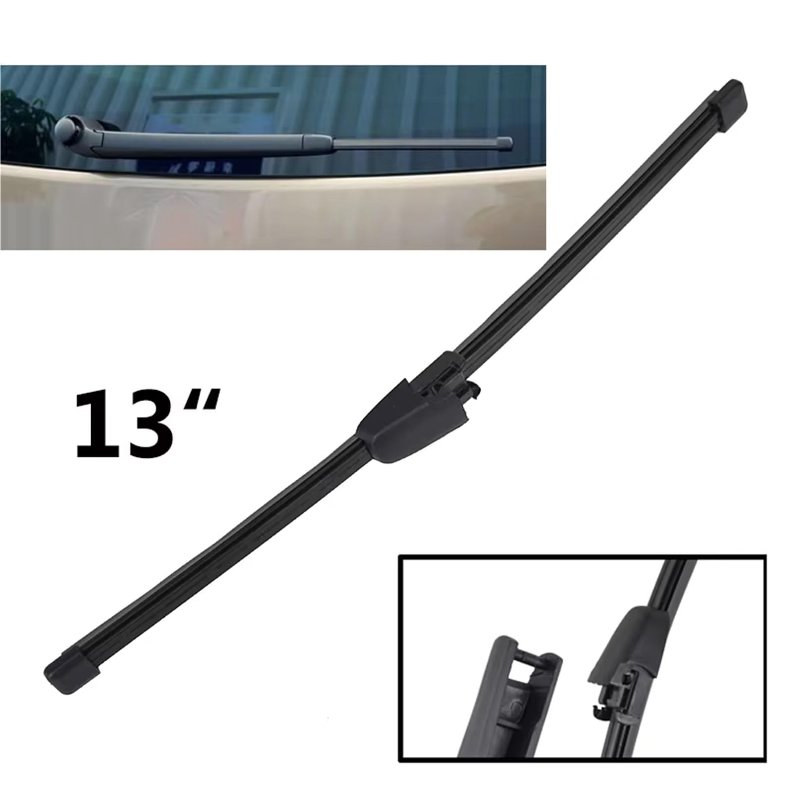 tergicristalli per Auto Compatibile con per Tiguan MK1 2007-2012 2013 2014 2015 2016 2017 24"+21"+13" Spazzole Tergicristallo per Parabrezza Anteriore E Posteriore