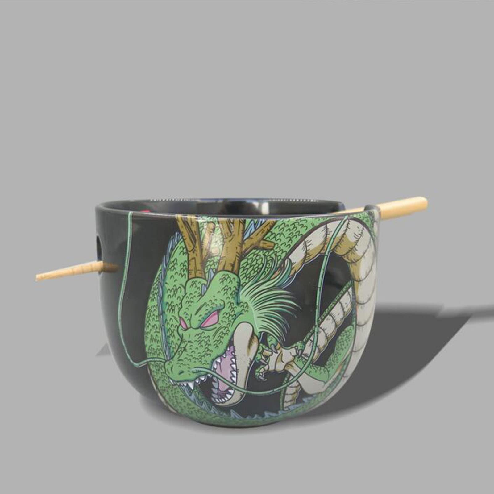 Dragon Ball Ramen Bowl, Hot in Ins Anime Cartoon Instant Noodle Ceramic Bowl, Anime Fans Gift Soup Bowls with Chopsticks for Kitchen Dining Room