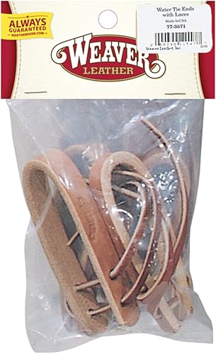 Weaver Tie de agua extremos con color café Latigo Ties  Tamaño 58" Color Natural