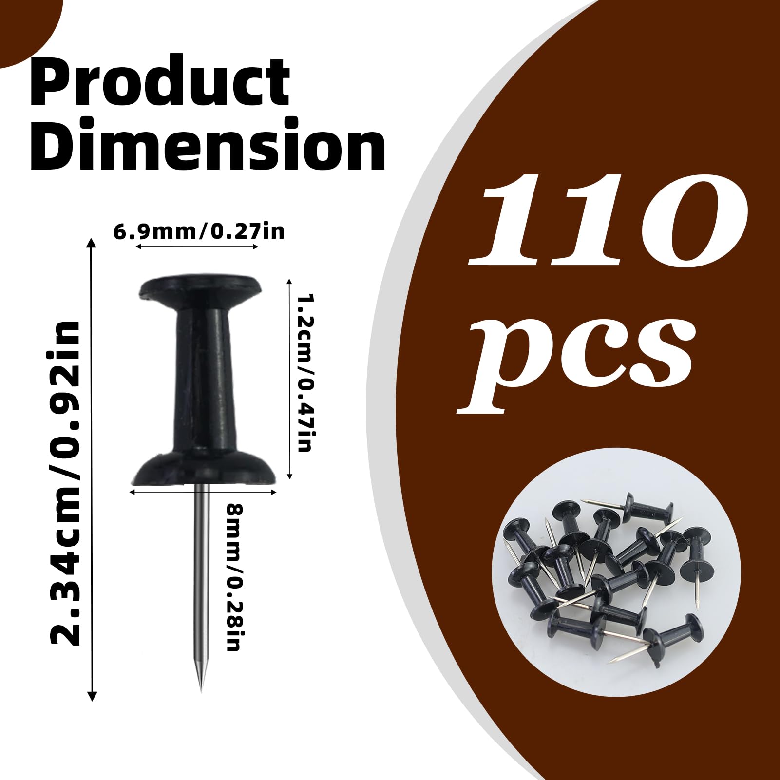 Punaises Réutilisables Avec Boîte De Rangement En Plastique Solide