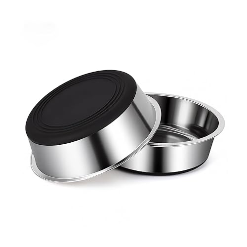 Dog Bowls Durable Heavy Duty Stainless Steel Dog Bowls Non-Slip