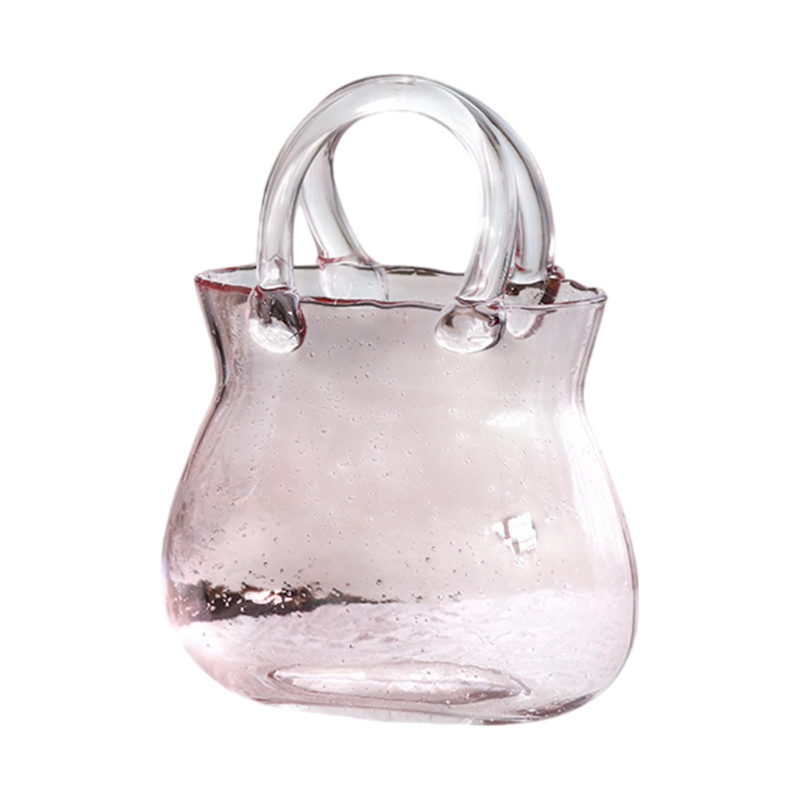 NVOQILIN Vases Centerpiece Glass Handbag Decoration for Home Decoraion Birthday Wedding Housewarming Gift Decorative Glass Jar