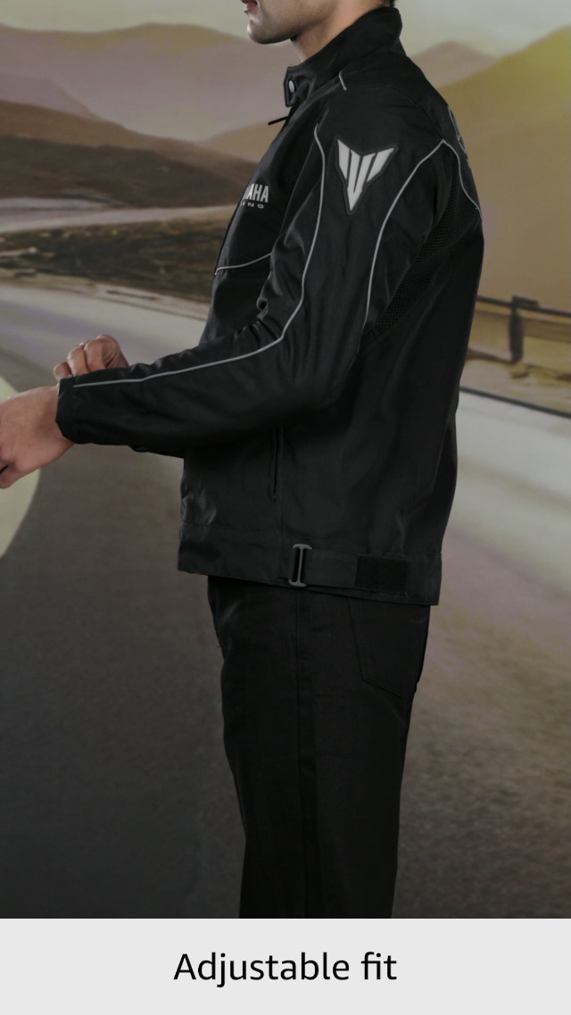 YAMAHA Polyester Men's Riding Standard Length Jacket