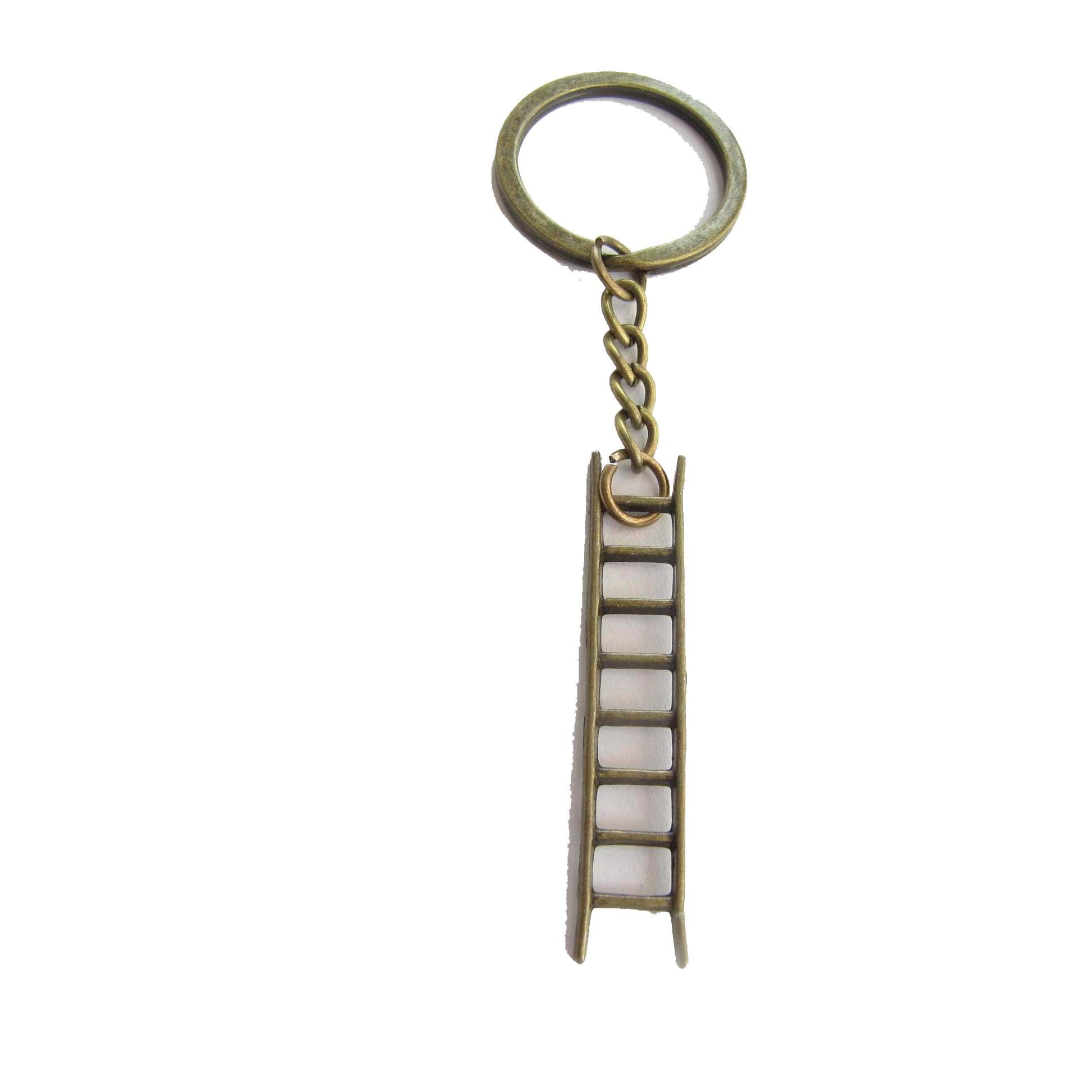 Keychain Boys Bronze#1 Ancient Bronze Ladder Step Ladder Keyring