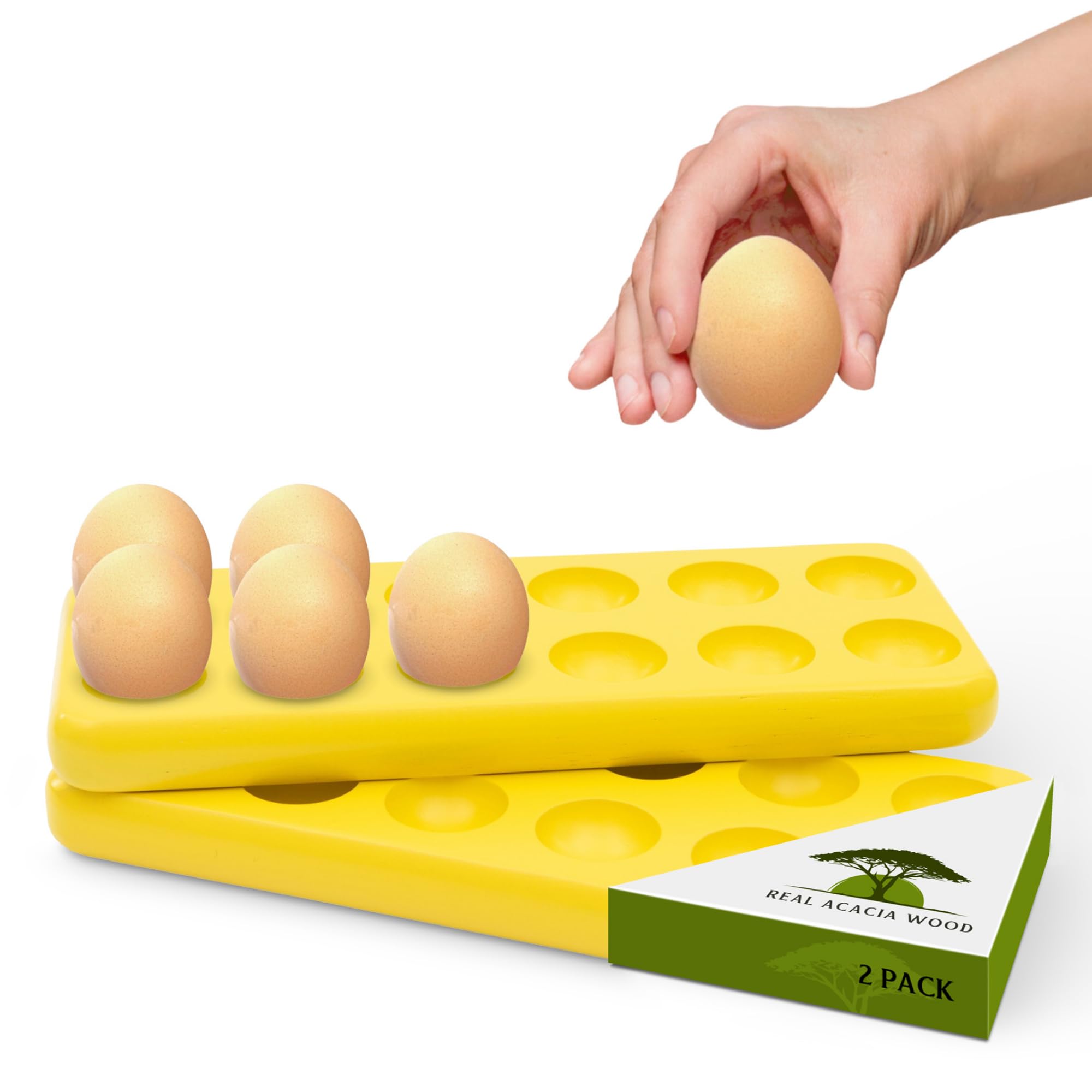 DECOMIL Deviled egg platter (Yellow)