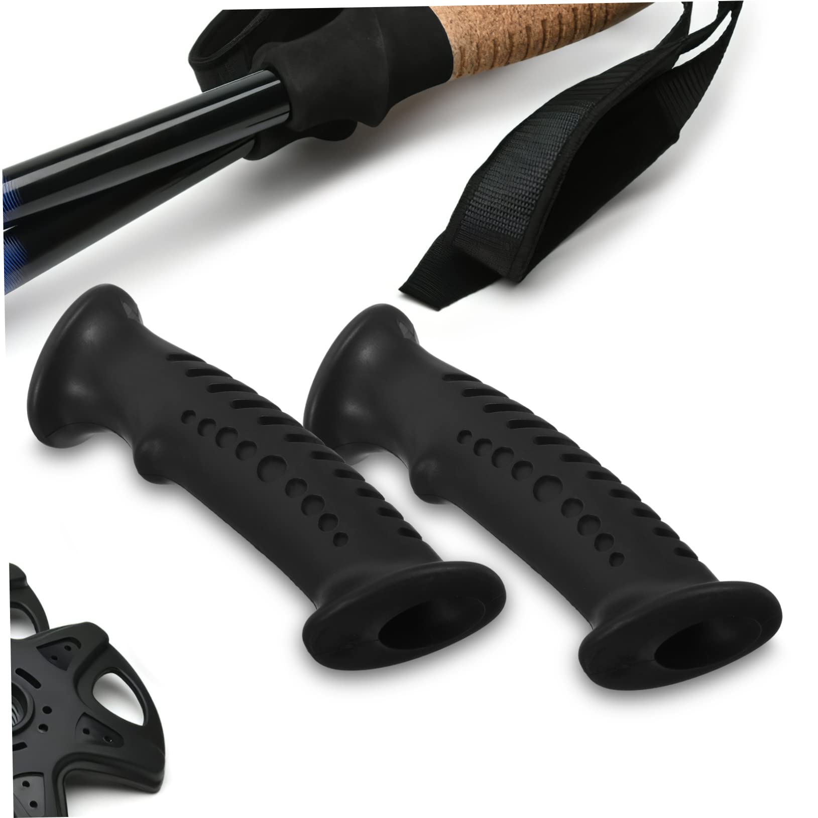 Healeved 12pièces Poignées De Bâtons De Randonnée Ergonomiques Adaptateurs De Poignée pour Bâtons De Trekking Et Ski Confort Et Durabilité Accessoire De Randonnée Extérieur