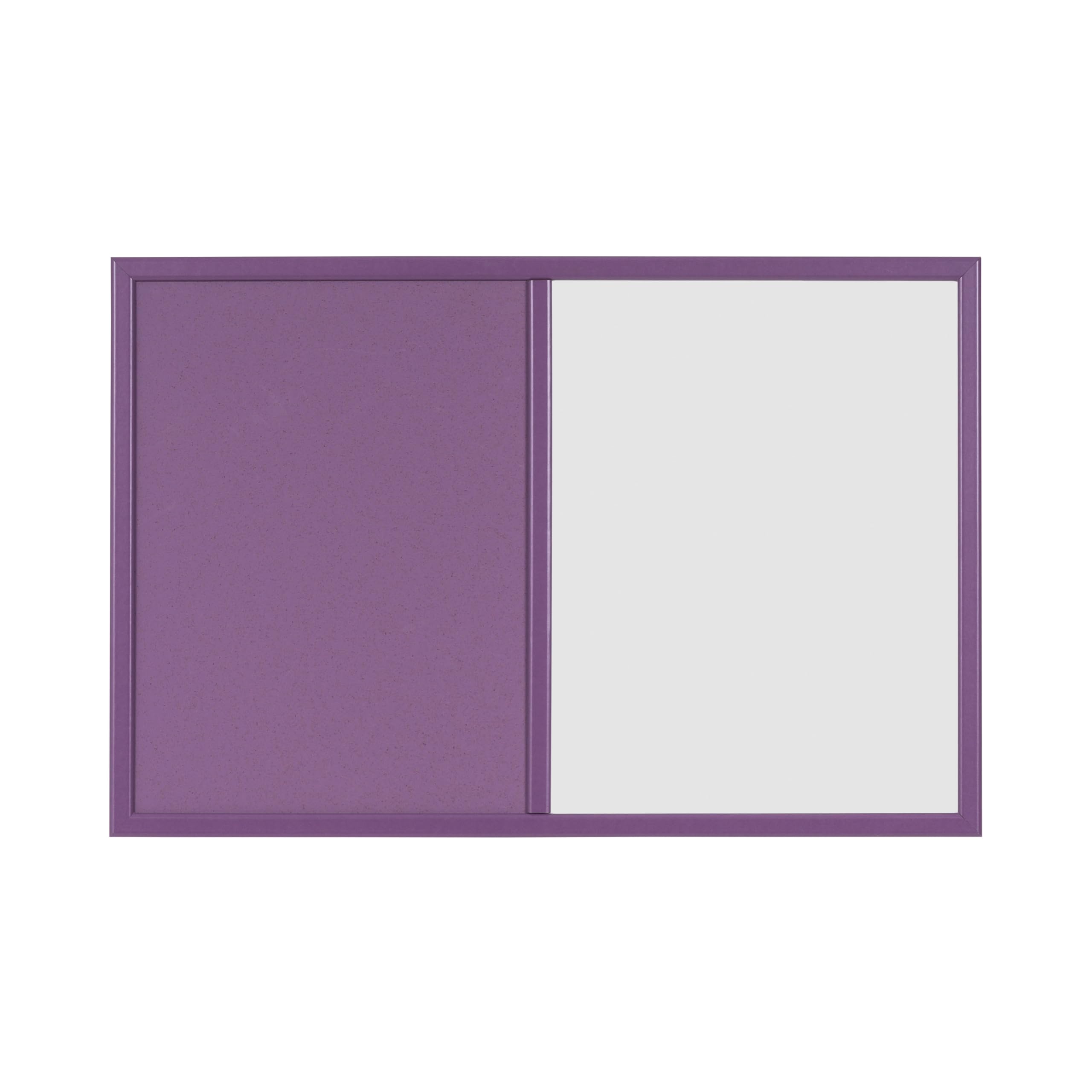 Bi-Office École Tableau mixte 60 x 40 cm Violet