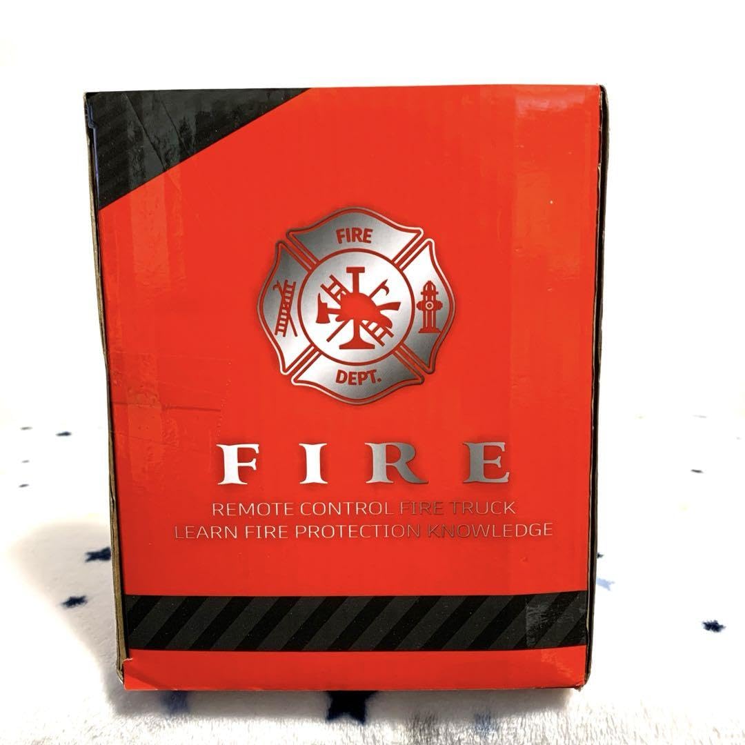Amazon.co.jp: 消防車 ラジコンFIRE RESCUE キッズトイ おもちゃ 働く