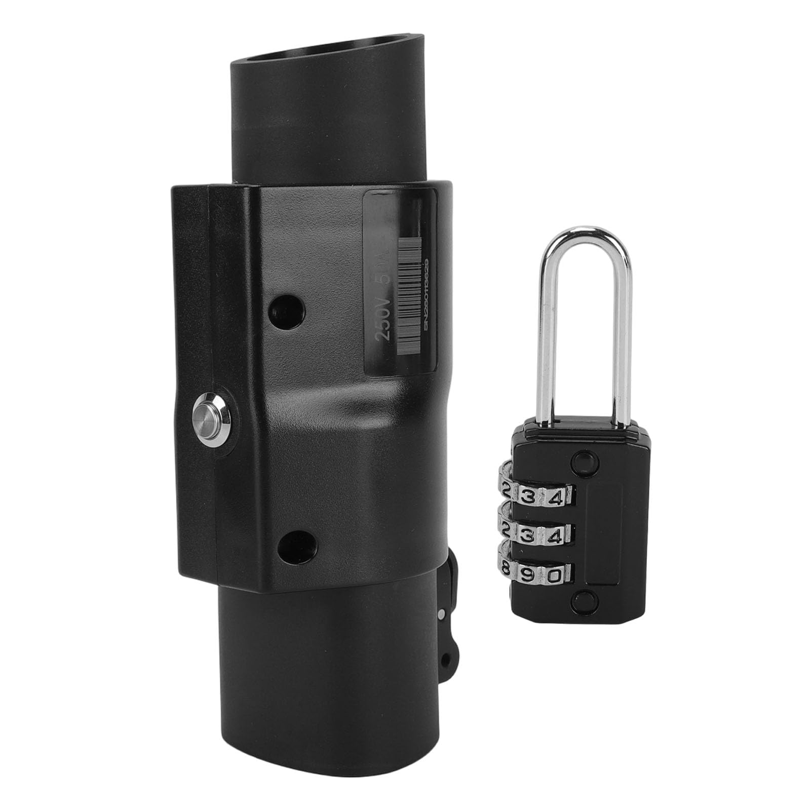 Ładowarka EV 50A, 250V, Mechanizm Blokujący, żaroodporny materiał PC, ładowarka J1772, Zwiększona wydajność ładowania, Konstrukcja Typu Plug and Play, z blokadą Bezpieczeń