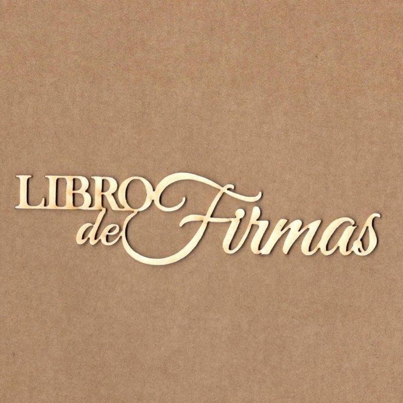 KORA projects - Chipboard - Libro de firmas – Silueta de cartón prensado para Scrapbooking y Manualidades