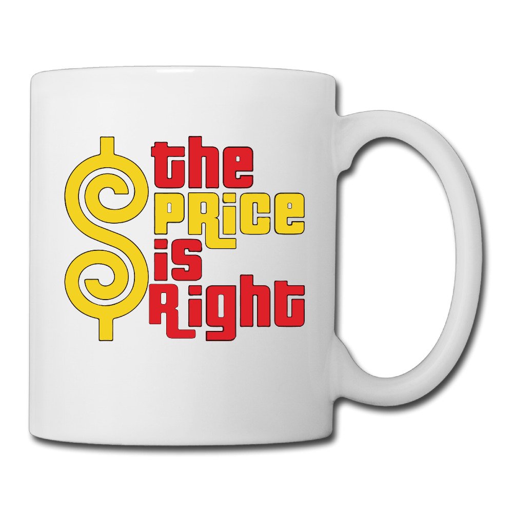 Guessing Price The Price is Right Ceramic Coffee/Tea Mug White 11oz for Funny Gifts
