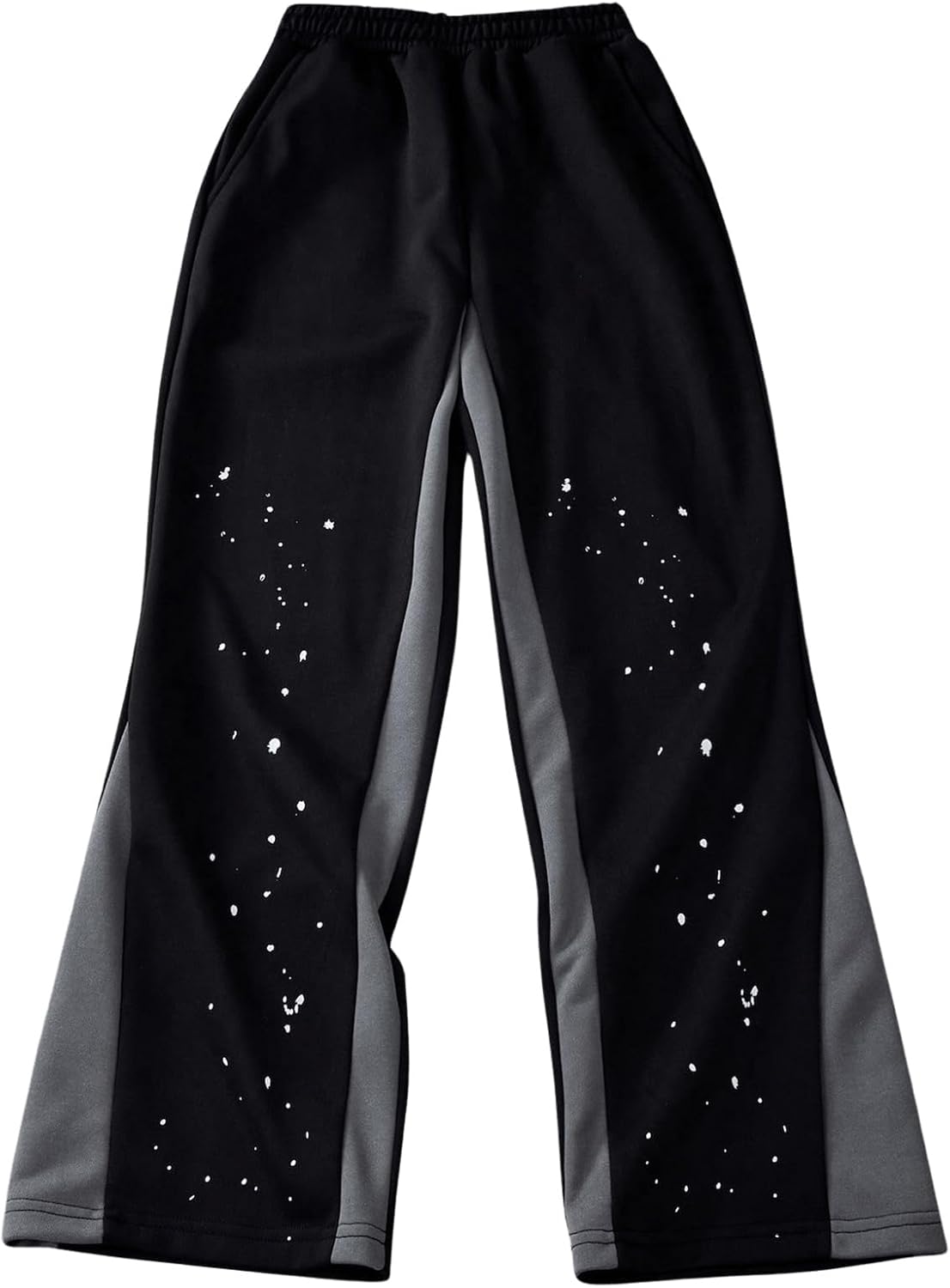 SHENHE Boy's Colorblock Straight Leg Sweatpant Elastic Waist Workout Sports Pants with Pockets