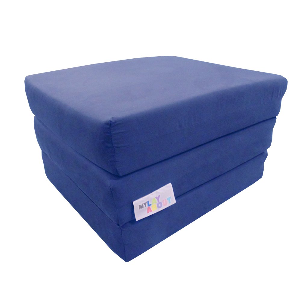 MyLayAbout Adult Z Bed Memory Foam Fold out/Chairbed/Mattress | 10 Colour | Single (Royal Blue) — image 1