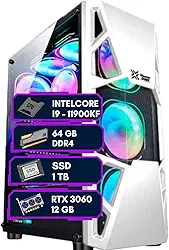 PC Gamer DreamComputers i9 11900k, 64GB RAM, SSD 1 TB, RTX 3060 12GB,WATER COOLER 240MM,FONTE 700W 80 PLUS