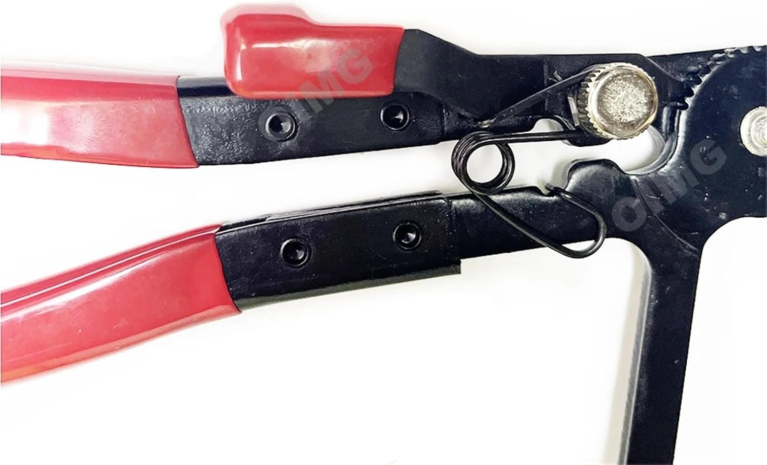 Car Hose Clamp Pliers For Fuel & Coolant Pipe Clips Water Flat Band Tube Removal Tool Auto Repair Tools 1Pcs(Black)