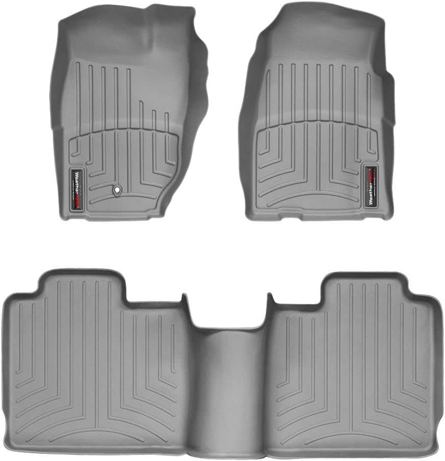 WeatherTech Custom Fit FloorLiners for Jeep Cherokee - 1st & 2nd Row (44266-1-2), Black