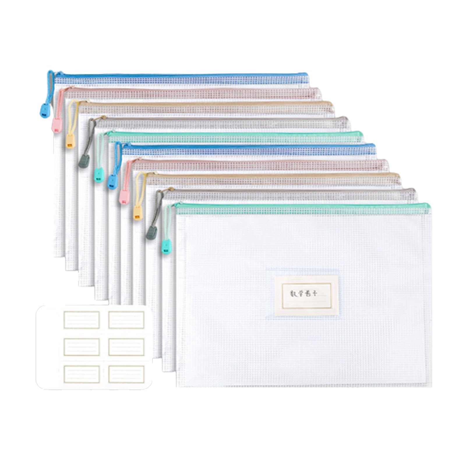 Pochette étanche pour document et sac de rangement transparent étudiant