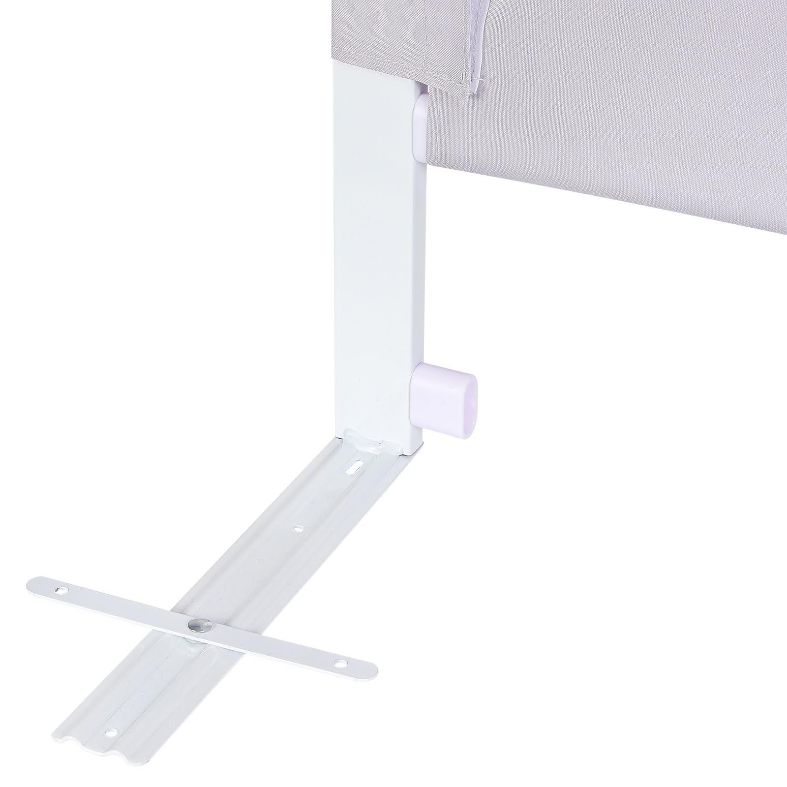HUOLE Ochrona przed upadkiem, 200 cm, dla dzieci, ochrona przed upadkiem, akcesoria do sypialni dla chłopców i dziewcząt-200 x 70 x 26 cm-szary