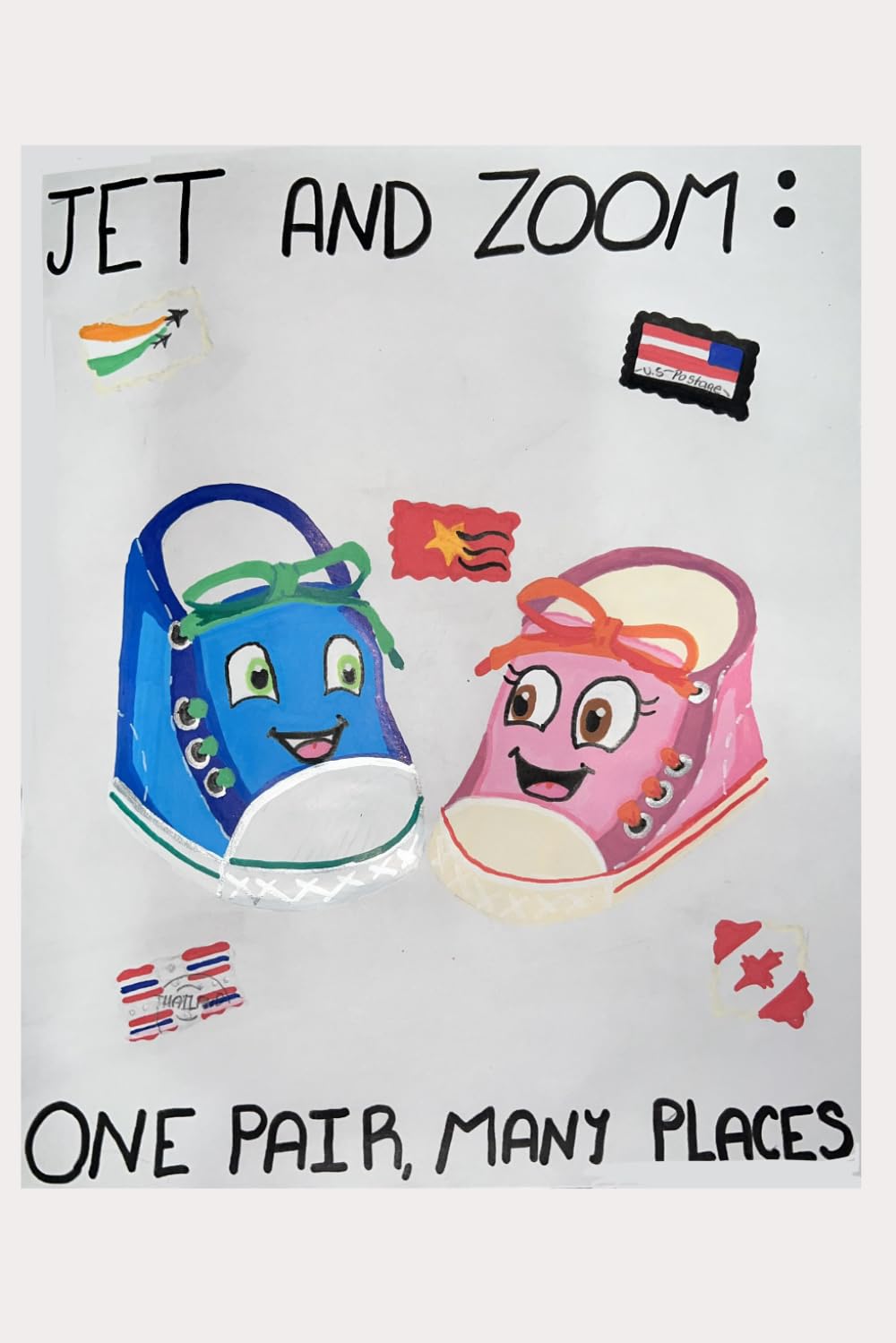 Jet and Zoom: One Pair, Many Places