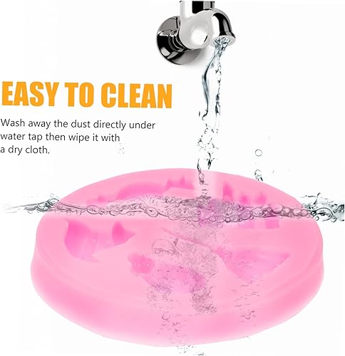 Miniatura 6 de NOLITOY 4 Pcs Fondant Silicone Mold Letter Mold Molds for Chocolate Cake Baking Supplies Alphabet Mold Ghost Decor Halloween Chocolate Molds