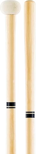 Miniatura 2 de ProMark mazos de tambor de bajo  Serie Performer  Cabezal especial de fieltro extra denso  Ideal para tambores de bajo de 16 a 18 pulgadas  Asas de