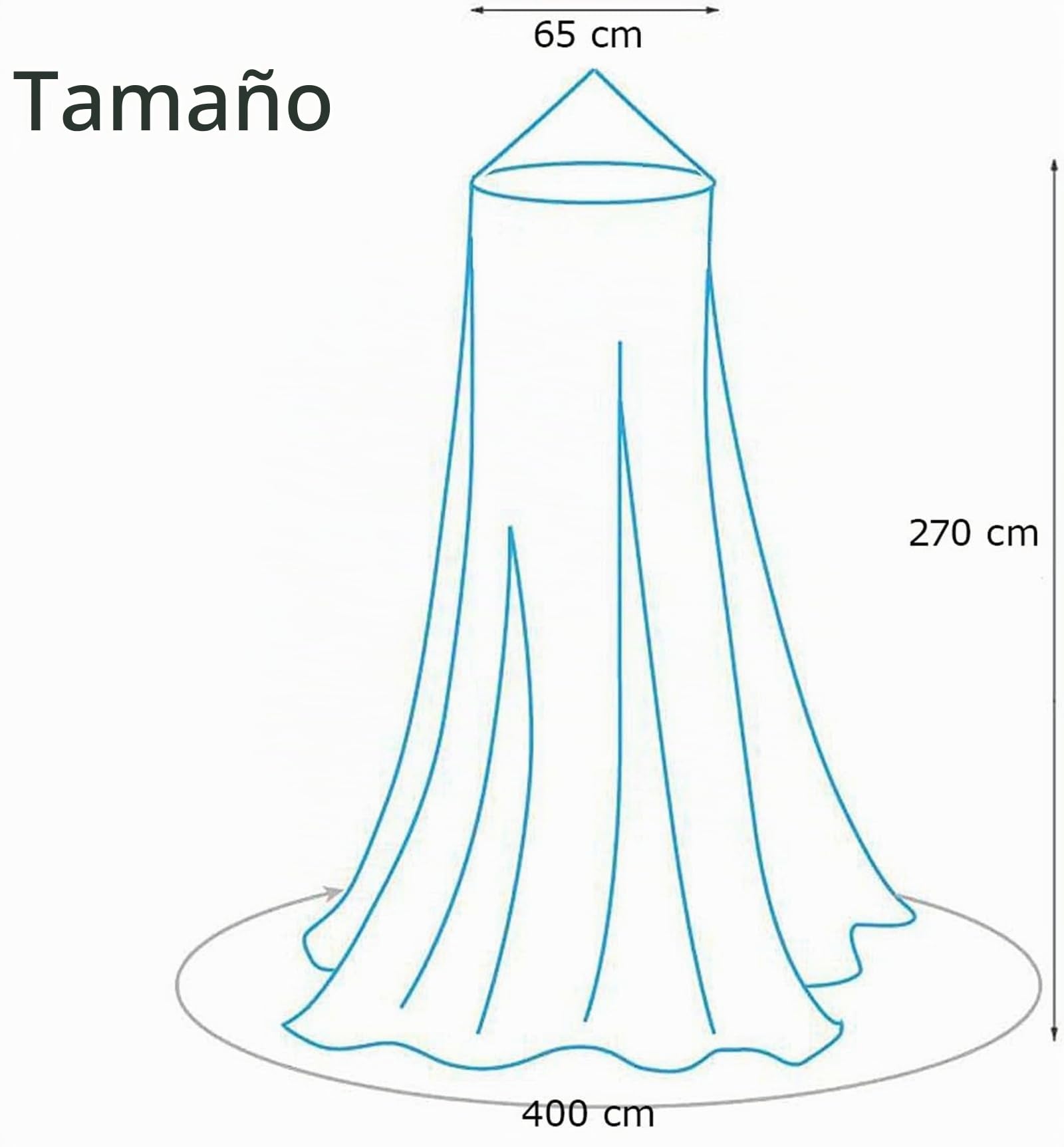 Dosel de cama para bebé, mosquitera para niños, dosel de encaje, cortina de cama con dosel para niñas, cama con dosel para juegos, lectura, dormitorio, vestidor (verde)