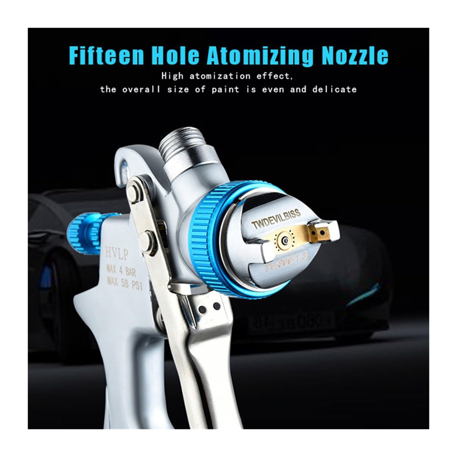 Pistola per verniciare, Pistola For Verniciatura A Spruzzo Verniciatura For Auto Pistola For Alimentazione Disinfettante For Vernice Automotiva Spruzzatori For Aerografo Con Tazza Di Vernice Usa E Tta