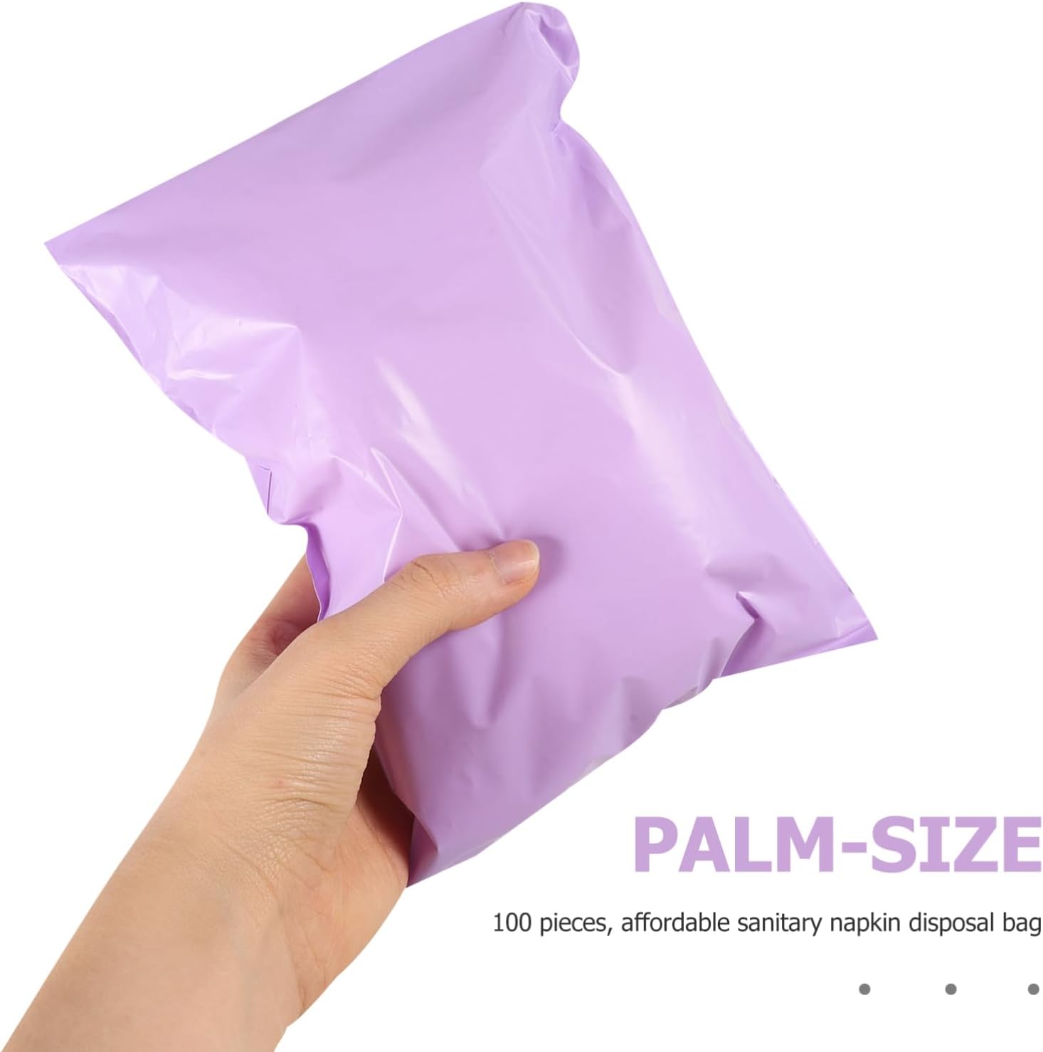 300pcs Menstrual Bags Leak Disposal Pouches for Women Strong Adhesive Trash Bags for Personal Privacy