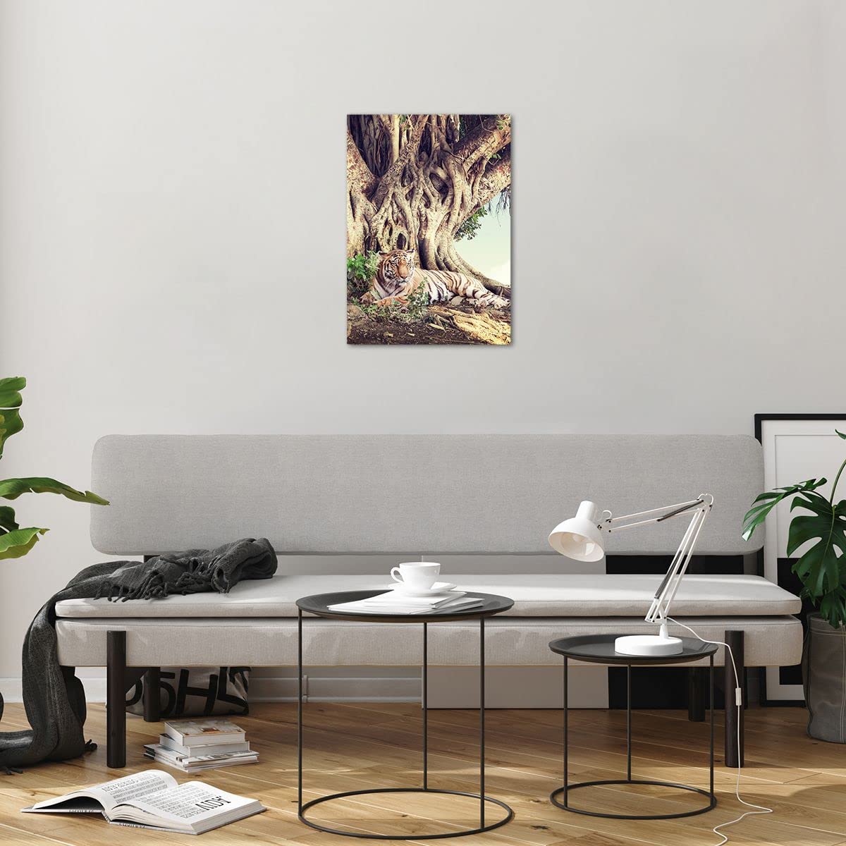 Cuadro sobre Vidrio 50x70 cm Moderno Vertical Botánica Naturaleza - 5124