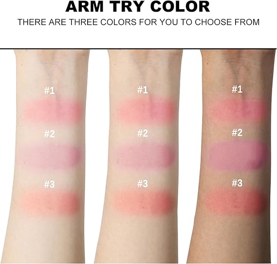 Baked Blush, Buildable Blush Powder, Long-lasting 24H Wear, Shimmer Brick Pressed Blusher, Transfer, Water & Sweat Resistant, New Formula (#02)