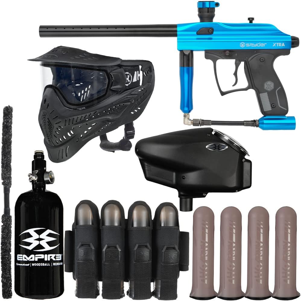 Action Village Kingman Spyder Xtra Vendetta Paintball Gun Package Kit