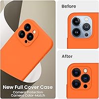 Vista 67 de FireNova Designed for iPhone 13 Pro Max Case, Silicone [Camera Protection] Phone Case with [2 Screen Protectors], Soft Anti-Scratch Microfiber Deep
