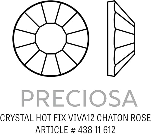 Miniatura 2 de Preciosa Crystal VIVA12 - Diamantes de imitación termoadhesivos de 0.256 in (SS30) amatista (paquete de 20)