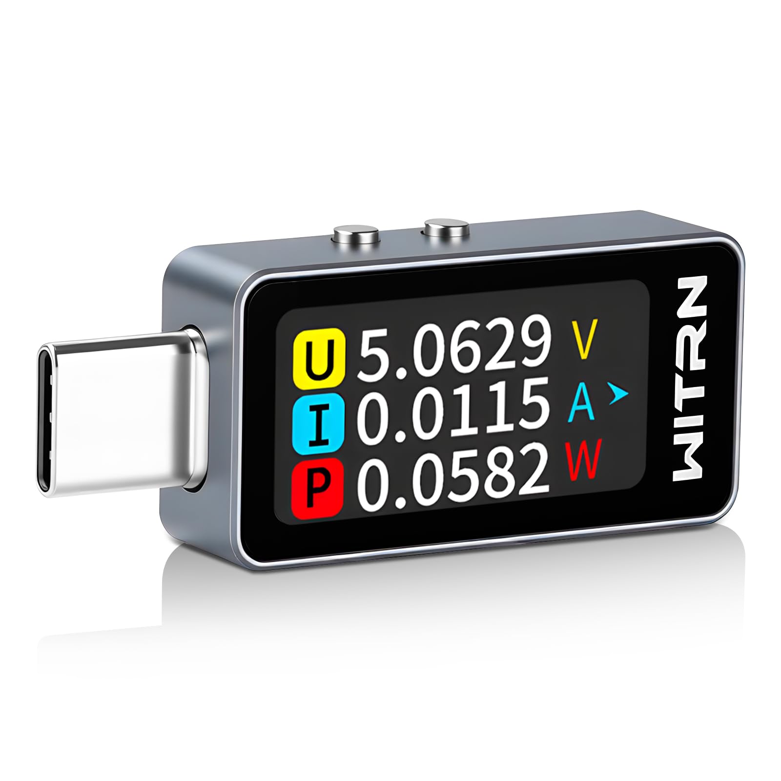 diymore Tester USB C z wyświetlaczem, 4-28 V 0-10 A, miernik prądu USB Typ-C, multimetr, tester kabli USB PD, woltomierz, miernik mocy, miernik pojemności, sprawdzacz napięcia, detektor wydajności