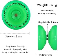 Vista 5 de MAGICYOYO K1 Yoyos - Pelota de yoyo profesional sensible para niños y adultos con guante de yoyo+ estuche de yoyo+apilamientos+12 cuerdas de yoyo