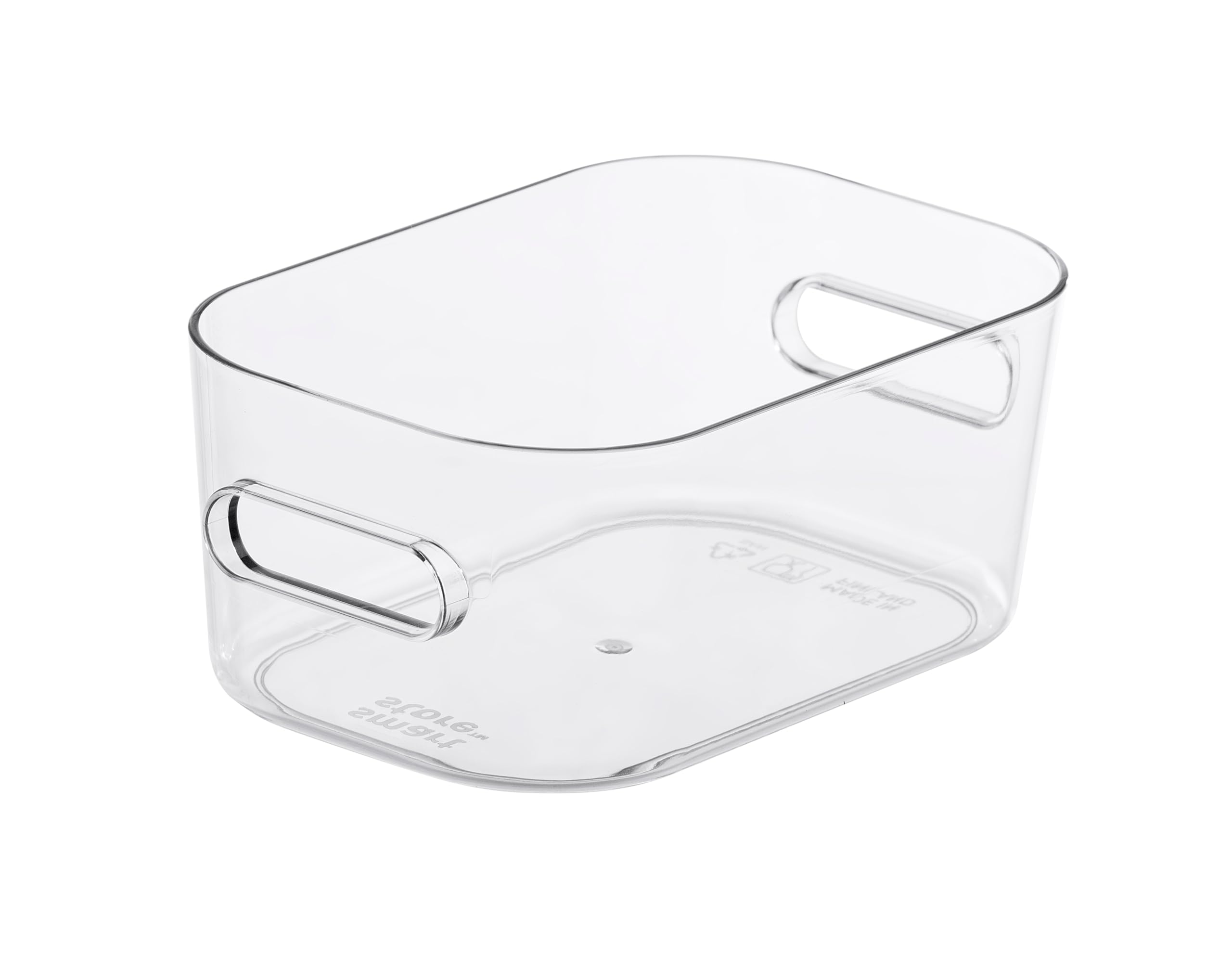 SmartStore Compact Clear Modular Storage Bin Container For Kitchen, XS