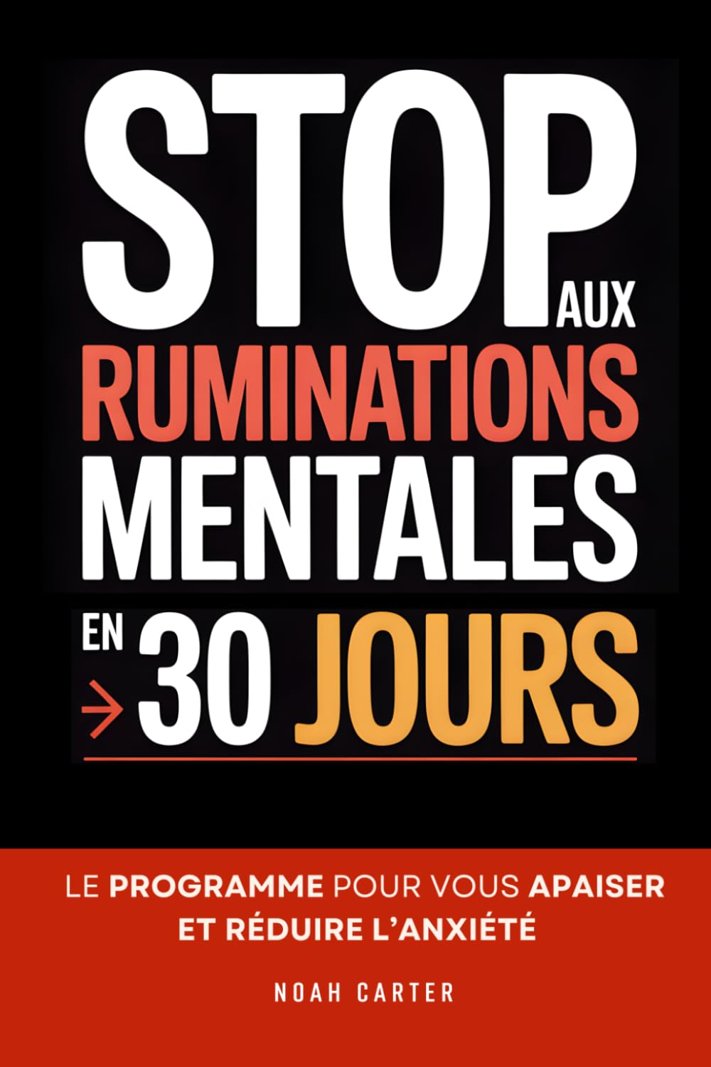 Stop aux Ruminations Mentales: Le programme de 30 jours pour apaiser votre esprit, réduire l’anxiété et reprendre enfin le contrôle | Livre pensée ... personnel | Comment arrêter de trop penser