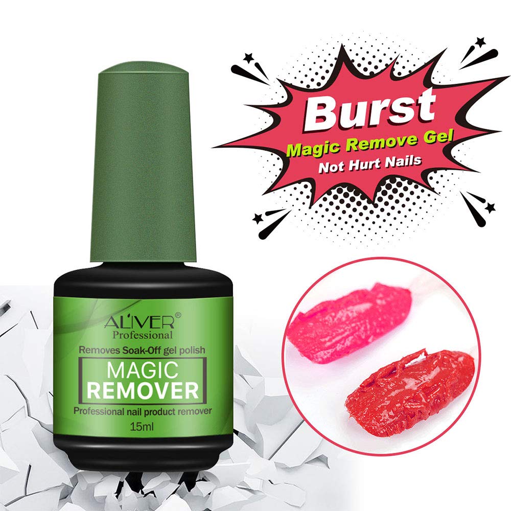 Gel Nail Polish Remover, 2-3 Min Quickly Remover Nail Polish, No Harm to Skin, No Irritating Odor, No Need For Foil, Soaking Or Wrapping, Easy to use : Beauty & Personal Care
