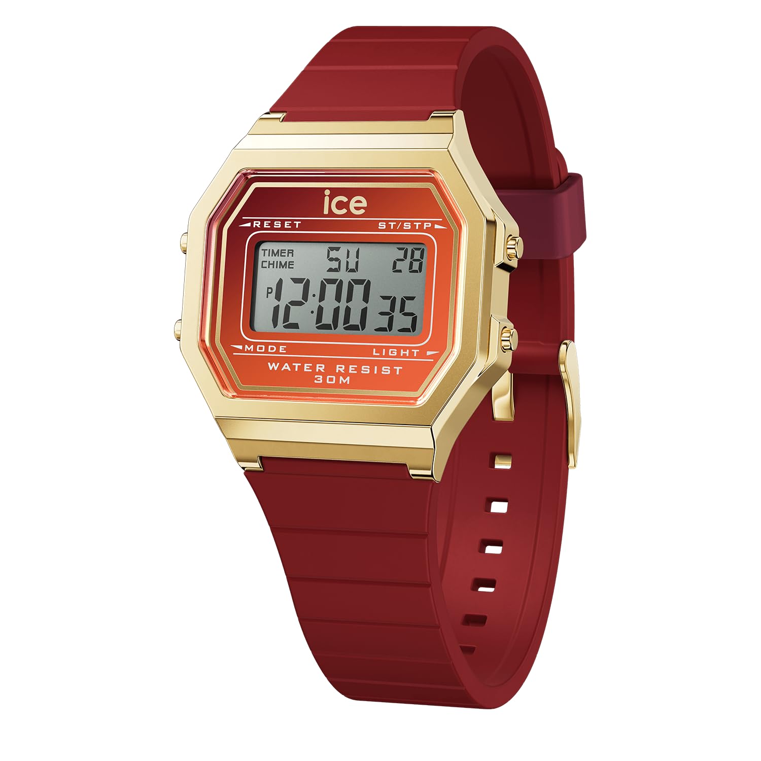 Ice-Watch Women's Red Watches, One Size, Digital Watch