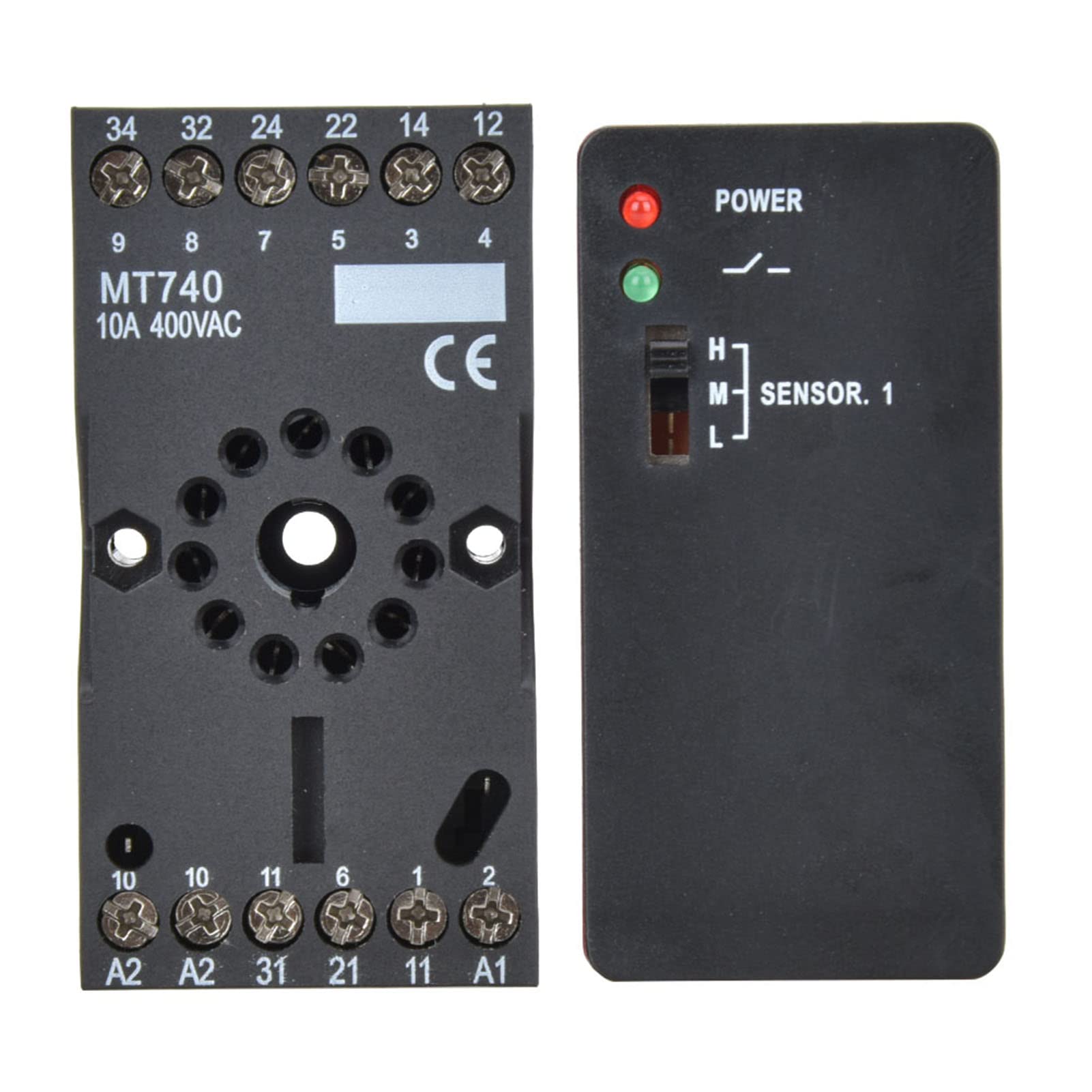 Détecteur De Boucle, Détecteur de véhicule de Boucle Inductif à Canal Unique, Detecteur Capteur De Boucle pour Voiture stationnement, Portails, Contrôle d'Accès, Contrôle de Trafic