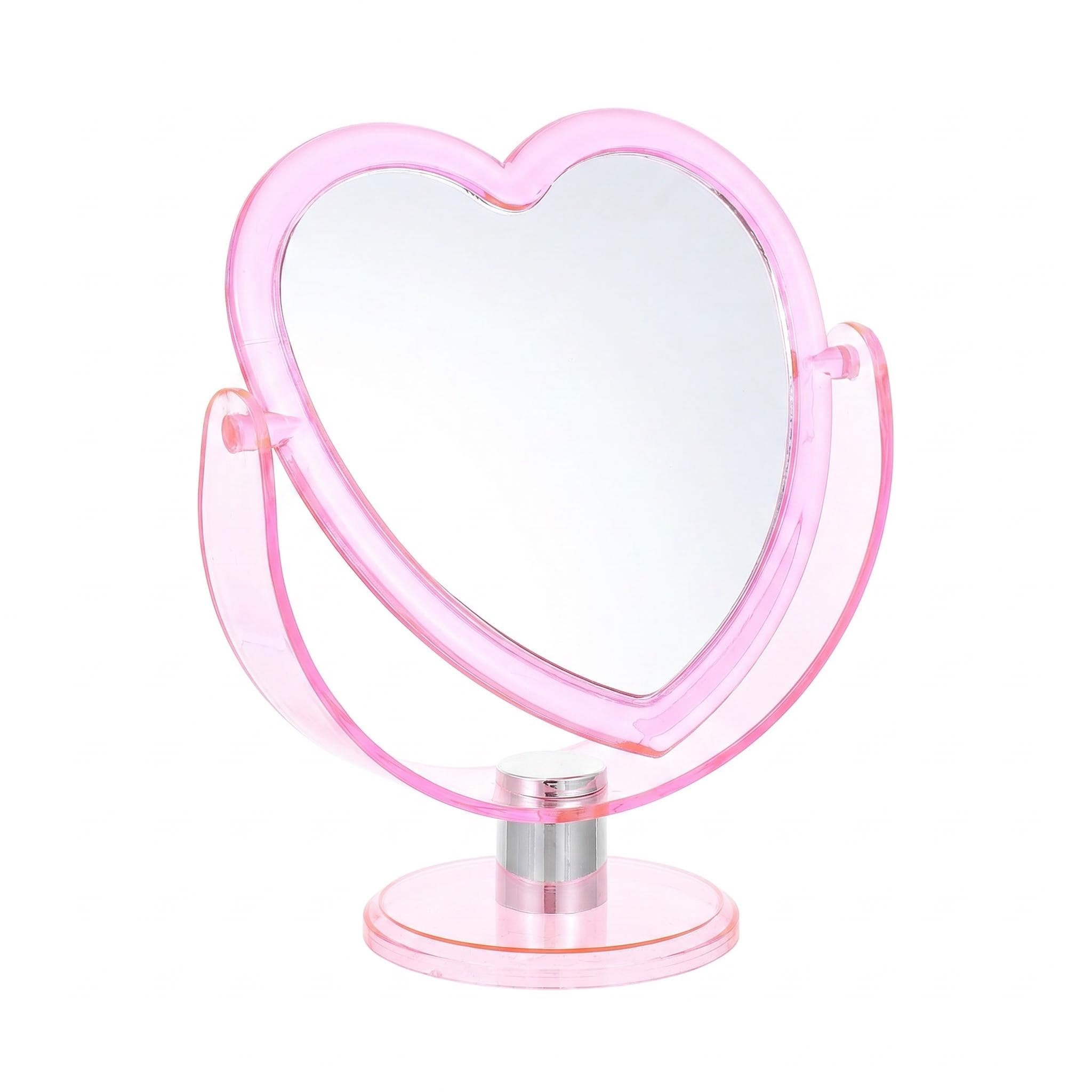 Miroir de maquillage vintage, le cadeau en cœur idéal pour commode