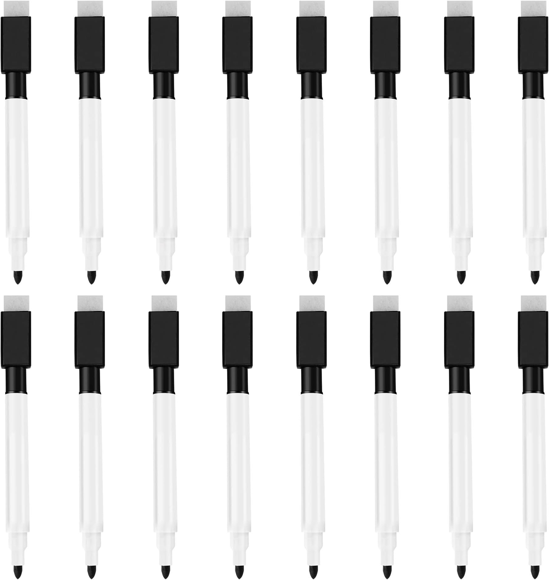 maxtek Dry Erase Markers Fine Tip, Whiteboard Markers with Eraser, 36