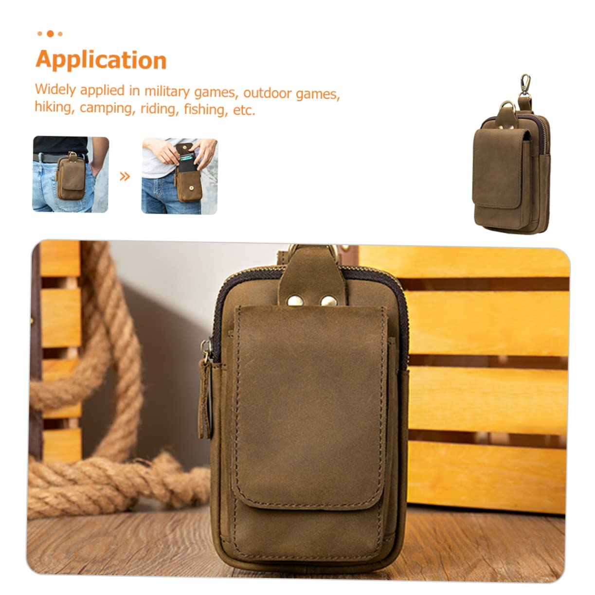 VILLCASE Pochette pour Téléphone Portable Sacoche De Ceinture Pochette De Ceinture Adaptée Aux Activités De Plein Air Randonnée Camping Équitation Et Travaux De Construction