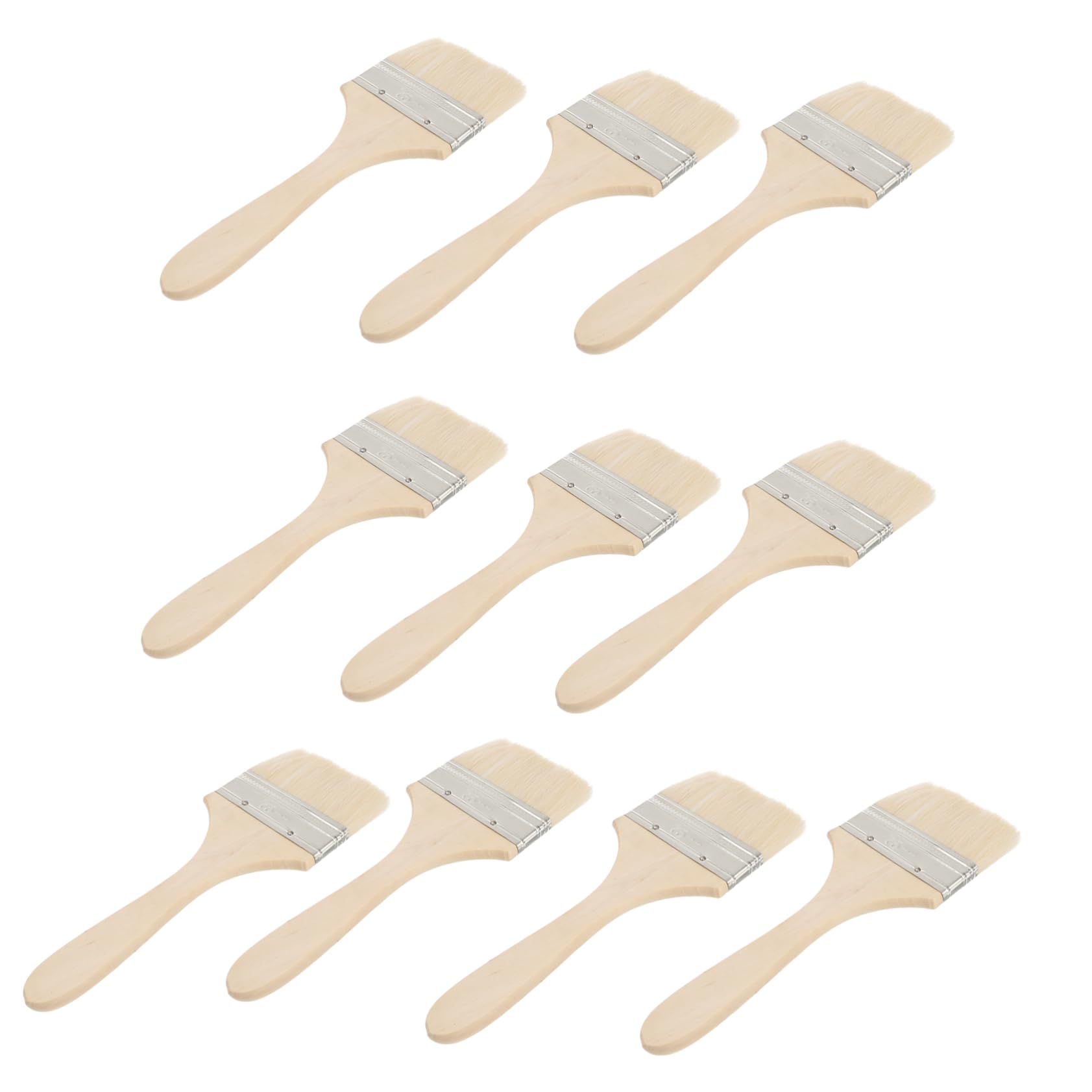 ARTIBETTER Level 10pack 3'' Thick Chip Paint Brush for Painting Barbecue and Wall Coating