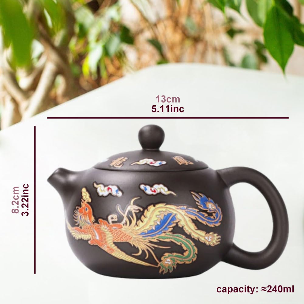 Amazon.com | Color-changing Teapot, 2024 Hand-made Dragon and
