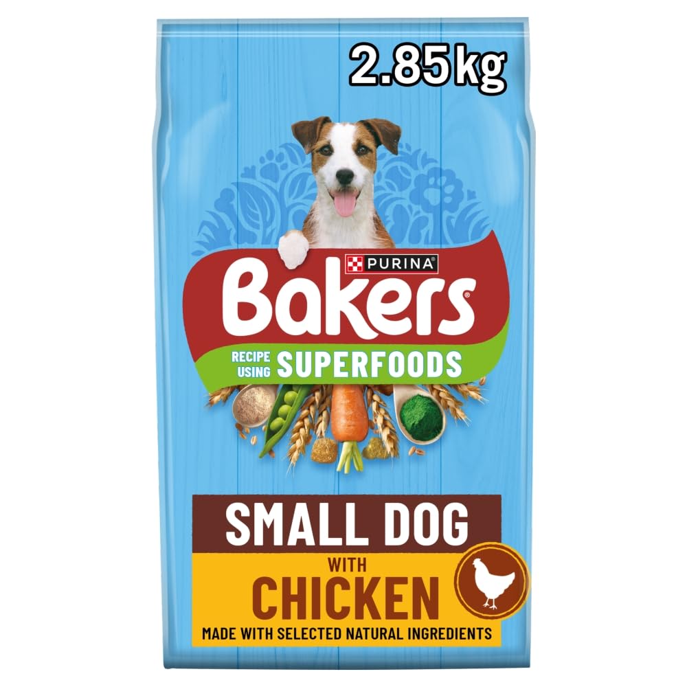Bakers Adult Small Dog With Tasty Chicken & Country Vegetables - 2.85Kg
