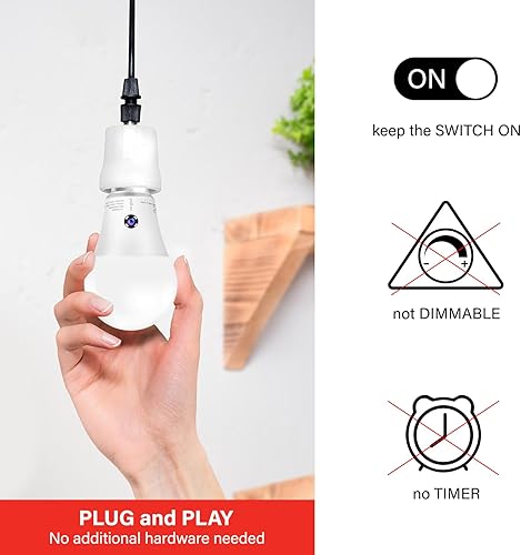 Miniatura 3 de Sengled Bombillas para exteriores del atardecer al amanecer, 3000 K, luz blanca suave, bombilla LED con sensor A19, equivalente a 75 vatios, 1200
